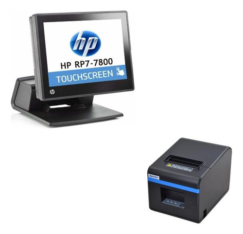 Pos All In One Touch Hp + Impresora Termica 80mm