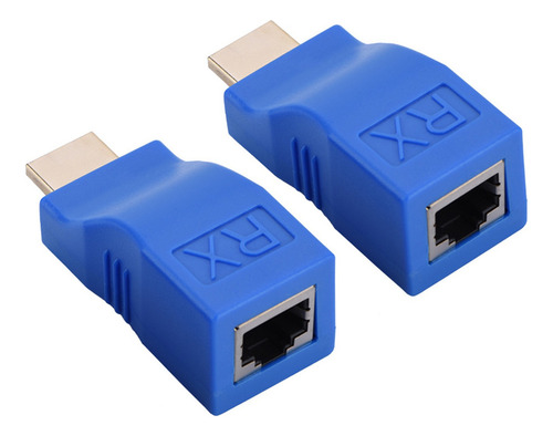 Adaptador Extensor Hdmi De 1 Par Rj45 Amplificación