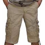 Bermudas Cargo Hombre Talle 56 Al 60