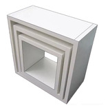 Nichos Especiais Quarto De Bebê 25/30/35cm Mdf 15mm - Branco