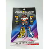 Pin Power Rangers Megazord X5 Pines Hasbro Licencia Oficial