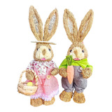 2 Figuritas De Conejitos, Esculturas De Conejos, Regalos De