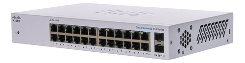 Switch Cisco Cbs110 24 Puertos Gigabit 2 Sfp