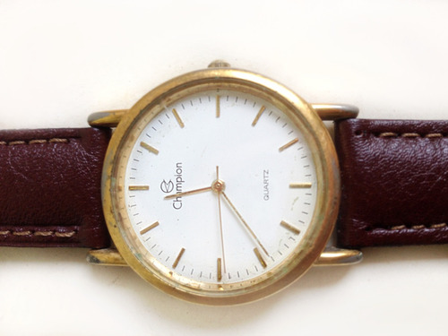 Relógio De Pulso Champion Quartz Fundo Branco (código 1901)