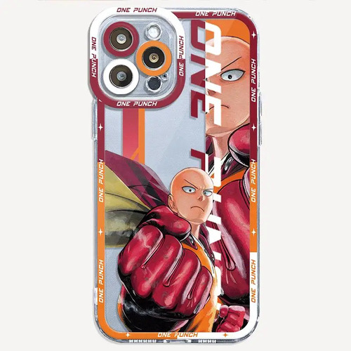 Funda De Teléfono Anime One-punch Man Para iPhone 15 13 14 1