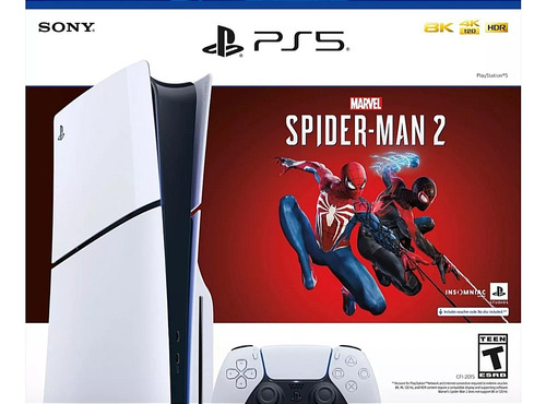 Playstation5 Slim Bundle Spiderman2 1tb Para Disco