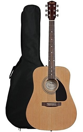 Fender Fa-100 Dreadnought Guitarra Acústica Con Bandolera -