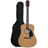 Fender Fa-100 Dreadnought Guitarra Acústica Con Bandolera -