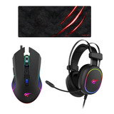 Pack Gamer Audífono  Mouse  Mousepad Havit