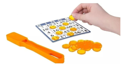 Pala Magnética Fichas Con Imán Bingo Lotería