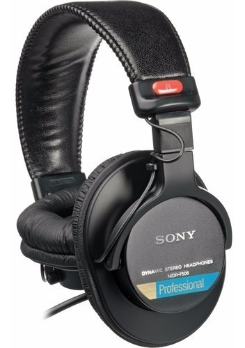Fone De Ouvido Over-ear Sony Professional Mdr-7506 Preto
