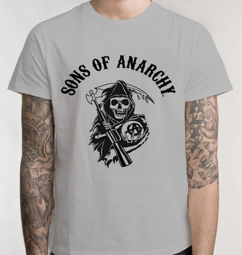 Camiseta Sons Of Anarchy  Camisa Blusa Promoção Série