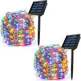 2x30m Serie Solar Luces Navidad Fiesta Tira (60m)