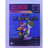 Super Mario World Super Nintendo Incluye Caja Original