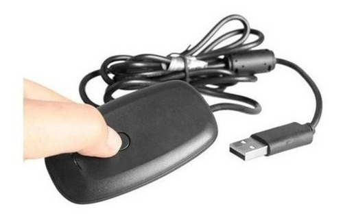 Receptor Usb Sem Fio Gamepad Para Xbox 360 - Preto