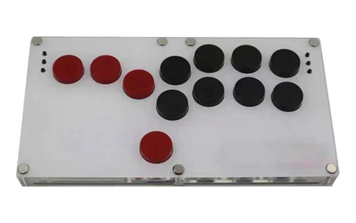 Juego De Mando De Combate Arcade Con Botones Completos Slim