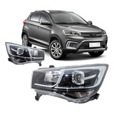 Farol Chery Tiggo 2 2018 2019 A 2021 C/ Led C/ Projetor Novo