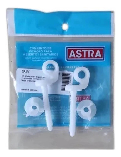 Conjunto Fixação Simples P/ Assento Sanitário Tpjpf - Astra