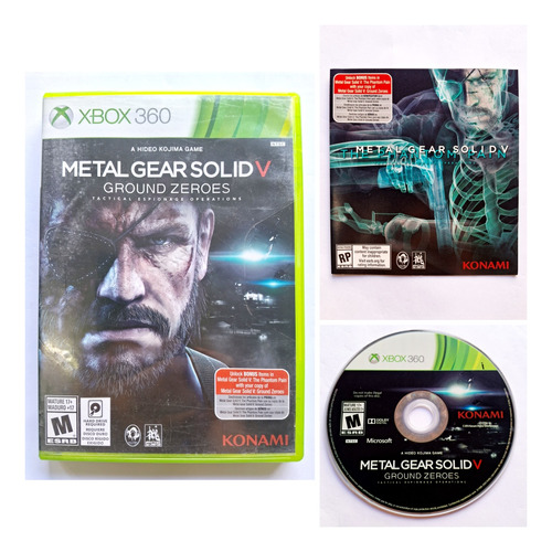 Metal Gear Solid 5 Ground Zeroes Xbox 360 - Usa Disco Duro