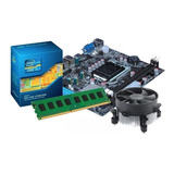 Kit Processador I5 2400 + Placa Mãe H61 + Memoria 4gb Ddr3