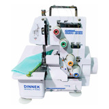 Máquina De Coser Overlock Doméstica 5 Hilos 110v Dinnek