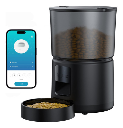 Comedero Automatico Para Gatos: Dispensador De Comida Para G