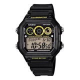 Reloj Casio Ae-1300wh 100m  Pila 10 Años Crono Alarma Timer