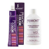 Primont Color Kit Tintura 60gr + Oxidante Coloración