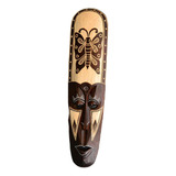Colección Aborigen De Talla De Madera De Máscara Africana
