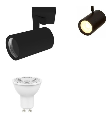 Aplique Techo Muro Foco Orientable + Ampolleta Led Gu10 220v