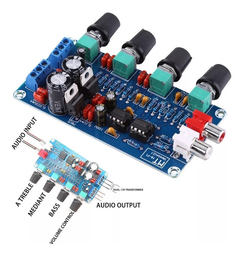 Preamplificador Con Control De Tonos 