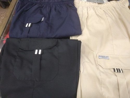 3 Bermudas Nauticas Cargo. Envio Gratis!