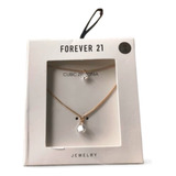 Set De Bijou, 2  Cadenitas Forever 21, En Estuche