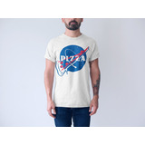 Camiseta Humor Pizza Nasa