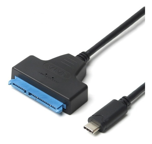 Usb3.0 Para Sata Tipo-c Type-c 2 Em 1 Cabo Adaptador De Disc