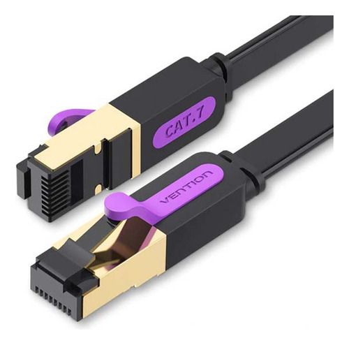 Cable De Red Cat7 - 15 Metros Flat - Vention Gigaethernet