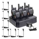 Walkie Talkie H-777 (paquete De 6) Con Auricular (paquete De