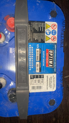 Batería Optima Azul Nueva