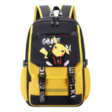 Mochila Escolar Miniso Pikachu Pkq Para Estudiantes De Prima