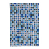 Piso De Baño Antideslizante Azul 40x60 Cm 