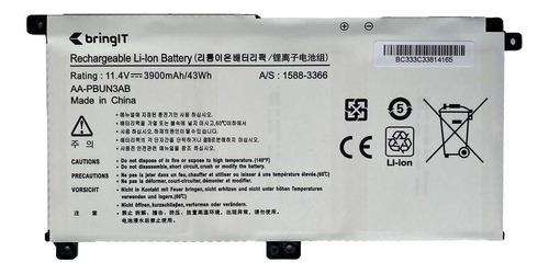 Bateria Para Notebook Samsung Np800g5m-x06 3900 Mah Branco