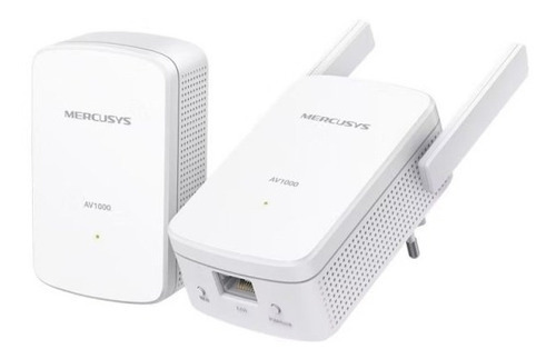 Kit Powerline Mercusys Mp510 Kit Gigabit, Wifi Color Blanco