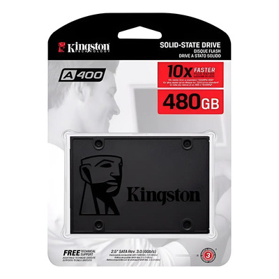 Ssd Kingston 480gb Sata Iii A400 Sa400s37\u002F480g Cor Cinza-escuro | Frete grátis