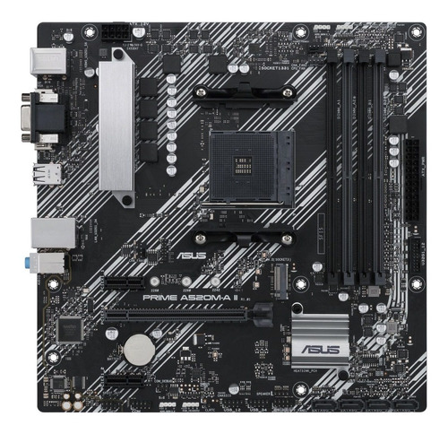 Motherboard Asus Prime A520m-a Ii Csm Amd Ryzen 5ta Gen M.2 Color Negro