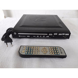 Aparelho De Dvd Eletro Vision Ev407 Com Controle  Cod 1744