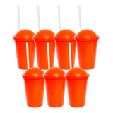 Vasos Plasticos Souvenirs Color Naranja X 10 U - Lollipop