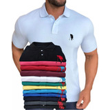 Kit 7 Camisa Gola Polo Grande Marcas Top Revenda Atacado