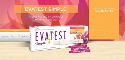 Test De Embarazo Evatest Simple Rápido Elea-phoenix
