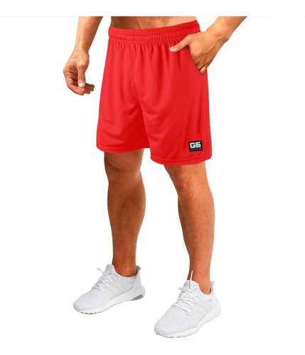 Shorts Deportivo Con Bolsillos Futbol Basquet Running Gym G6