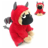 Joyamigo Adorable Pug Stuffed Animal Dressed